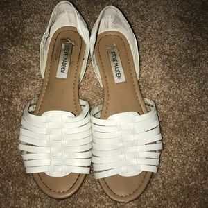 White leather, summer (huaraches) sandals